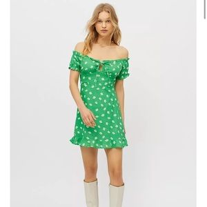 NWT UO URBAN OUTFITTERS Magpie Off Shoulder Dress
